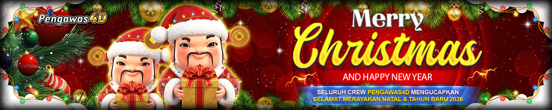 MERRY CHRISTMAS & HAPPY NEW YEAR 2026 PENGAWAS4D